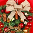 thumbnail image 3 of BKER Christmas Decoration Upside Down Tree Pendant Christmas Teardrop Ribbon Merry Christmas Front Door Decoration Wreath Christmas Suitable For Home Decoration, 3 of 3