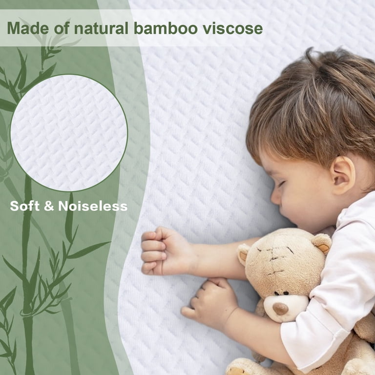EMONIA Waterproof Mattress Protector Twin, Bamboo Viscose photo 4