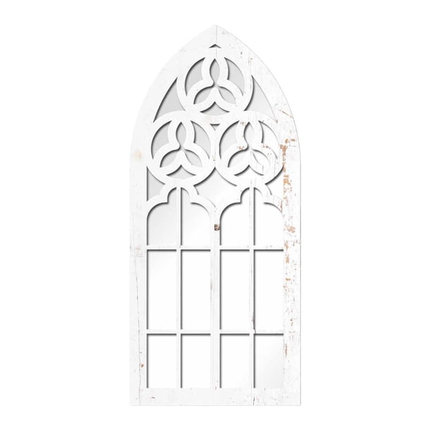 Espejo de ventana arqueado, creativo, moderno, sencillo, rústico, espejo de pared, decoración de pared para ventana Estilo E