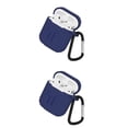 thumbnail image 1 of Tholdsy 2019 nueva funda de silicona impermeable para funda protectora para funda de silicona para auriculares inalámbricos Azul 2piezas, 1 of 1