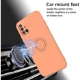 thumbnail image 6 of Compatible with Samsung A51 Case Silicone Cute Shockproof Anti-Scratch Samsung Galaxy A51 Phone Case with Ring Kickstand Full Body Protection Cases for Women (Orange), 6 of 14