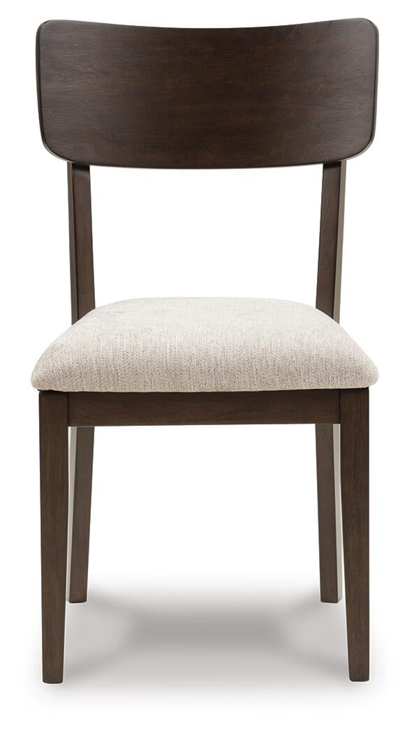 Signature Design by Ashley Favelon Dining Upholstered Side Chairs, Set of 2, Merlot Polyester Upholstery