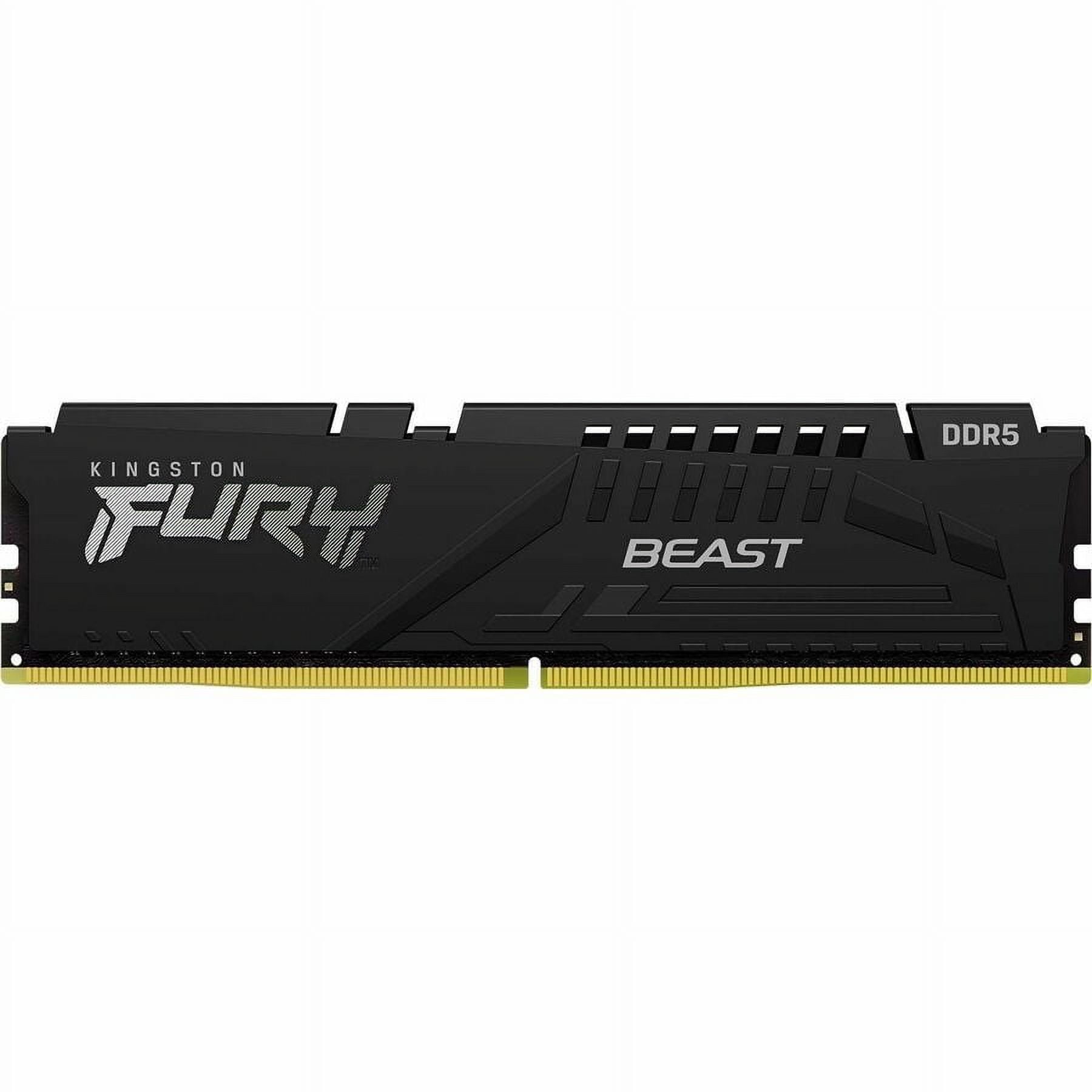 新品未使用 FURY Beast DDR5 32GBx2枚6000MHz Kingston Fury Beast 32GB (2x16GB) 6000MT/s DDR5 CL30 Desktop
