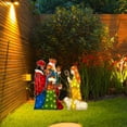 thumbnail image 4 of Nativity Scene Garden Stake Lighted Holy Family Ground Stake Outdoor Easy Install Light Up Christmas Stake for Lawn Yard, 4 of 7