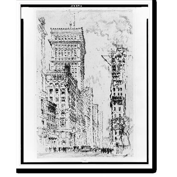 Historic Print, [The golden cornice, I].J. Pennell., 18" x 24"