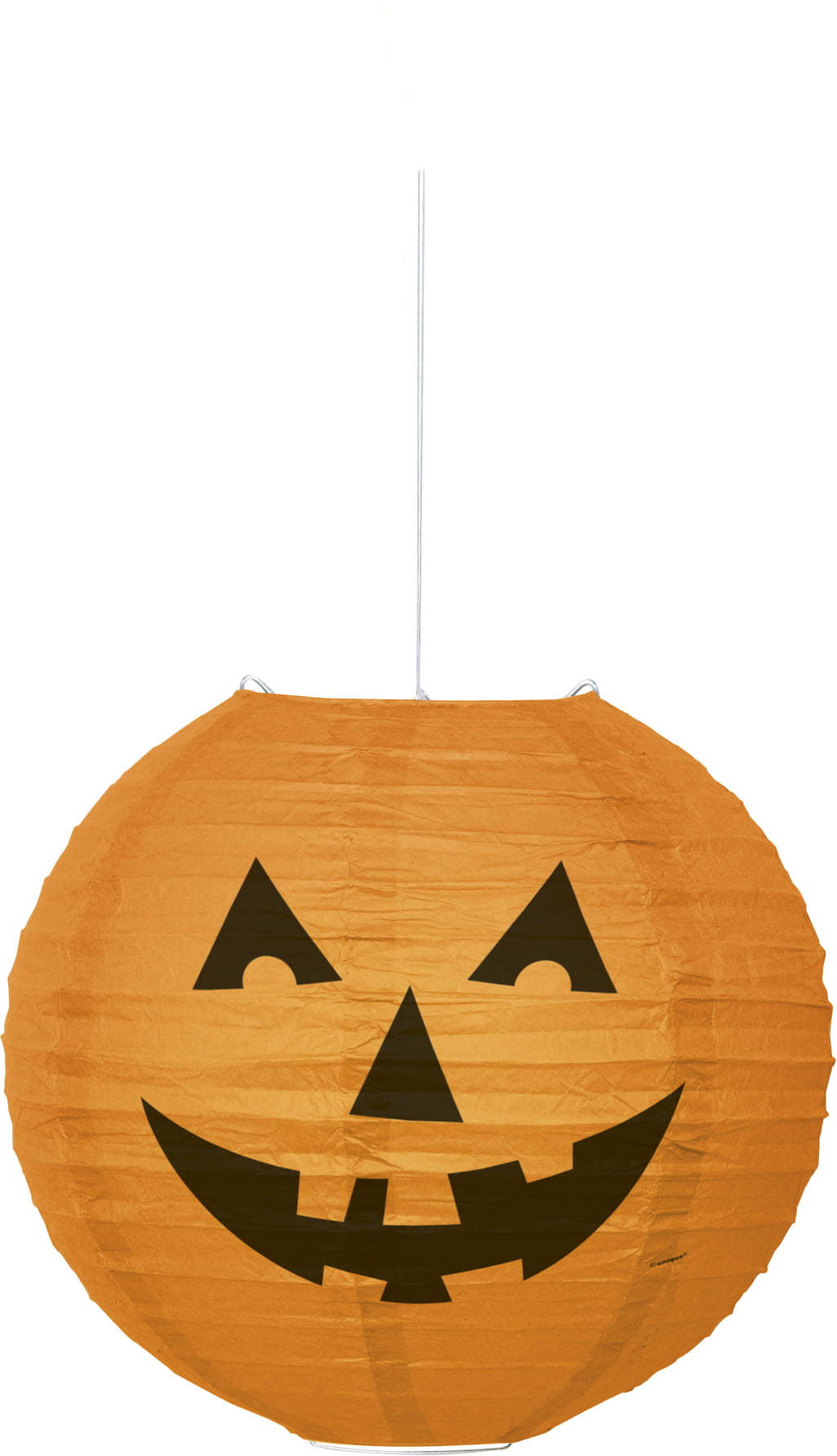 Just Artifacts 16-Inch Orange Halloween Pumpkin Paper Jack-O'-Lantern/Lamp 16-Inch Diameter Just Artifacts Brand