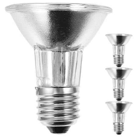 

Zehuanyu 4Pcs Reptile UV Bulb 75W UVB Full Spectrum Reptile Heat Bulb Tortoise Heat Lamp