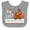 Heather and White, variant on Inktastic My 1st Thanksgiving Cute Turkey Boys or Girls Baby Bib