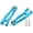 Blue, variant on YAHHU 2Pcs RC Car Swing Arm Reduce Bumps High Strength RC Metal Swing Arm for SG1603 SG1604 UD1601 UD16024 1/16 Scale Remote Control Car Upgrade Parts Aluminum Alloy Front Rear Universal Blue