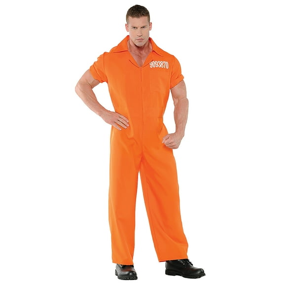Underwraps Mens Convicted Costume - One Size Fits Most