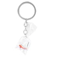thumbnail image 3 of Minkissy Key Chain Fish Tank Keychain Resin Orange 1Set Organize Keys, 3 of 6