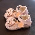 thumbnail image 2 of Mostsola Toddler Bow Mary Jane Shoes Girls Cute Princess Dress Flats Non-Slip Walking Shoes, 2 of 5