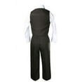 thumbnail image 5 of New Baby Boy Toddler Eton Formal Vest Set Suits Outfits Brown S M L XL 2T 3T 4T, 5 of 5