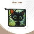 thumbnail image 3 of Pofeuu Cute Big-Eyed Black Cat Print Silicone Trivet Mats,Silicone Hot Pads for Kitchen, Silicone Trivets for Hot Pots and Pans, Silicone Hot Pad, 3 of 8