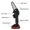thumbnail image 4 of Mini motosierra eléctrica portátil inalámbrica de 6 pulgadas, motosierra ligera de una mano, motosierra de podar para cortar ramas de árboles SM SunniMix mini motosierra de mano, 4 of 8