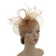 thumbnail image 2 of Travelwant Fascinators Hat Tea Party Headwear Ribbons Feathers on a Headband and a Clip for Girls and Women, 2 of 7