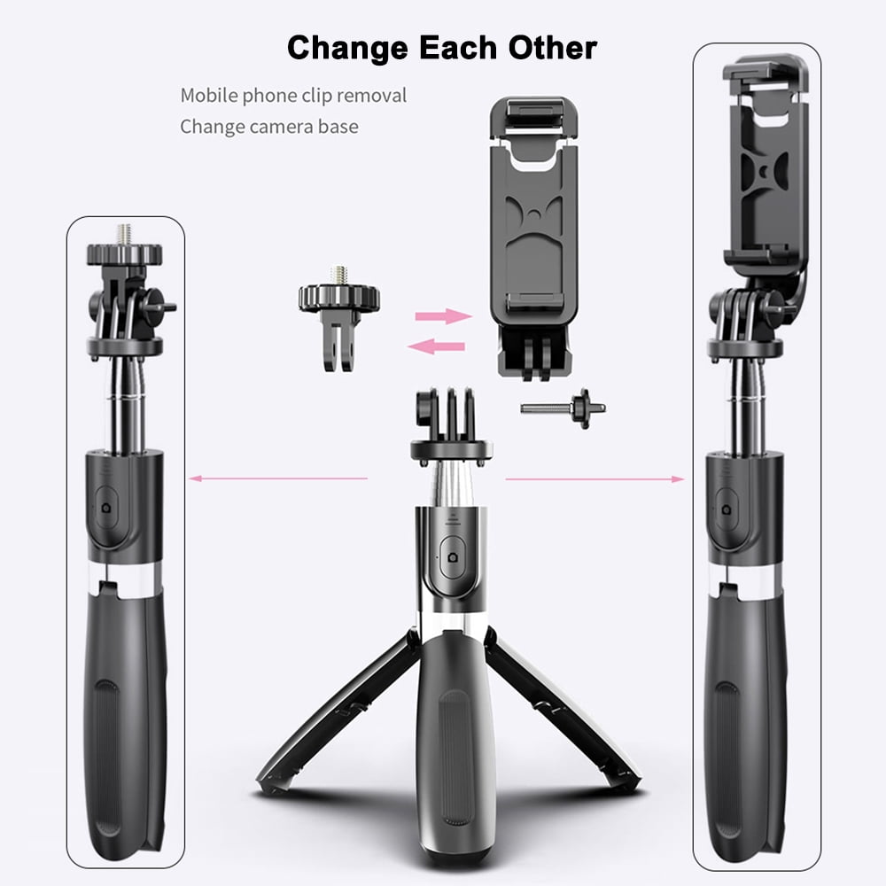 FlyFlise L02 Wireless Bluetooth Selfie Stick Integrated with