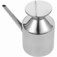 thumbnail image 1 of (6.76 oz) Hervidor de aceite de acero inoxidable y botella de vinagre, contenedor multifuncional de almacenamiento de aceite de cocina for cocinar y cenar, botella for verter salsa sin asas, 1 of 4
