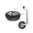 thumbnail image 2 of 200 X 50 MM Replacement Spare Wheel For Trailer Jack Wheel RV Camper Components Caravan Parts Accessories ,Effortless Installation, 2 of 6