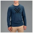 thumbnail image 2 of VORTEX Men Core Logo T-Shirt, Color: Navy Heather, Size: L (221-02-NAH-L), 2 of 3