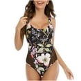 thumbnail image 1 of Bikini de moda para mujer con almohadillas en el pecho sin aros Correa sexy Traje de baño Playa Fridja  nalpqowj62707, 1 of 9