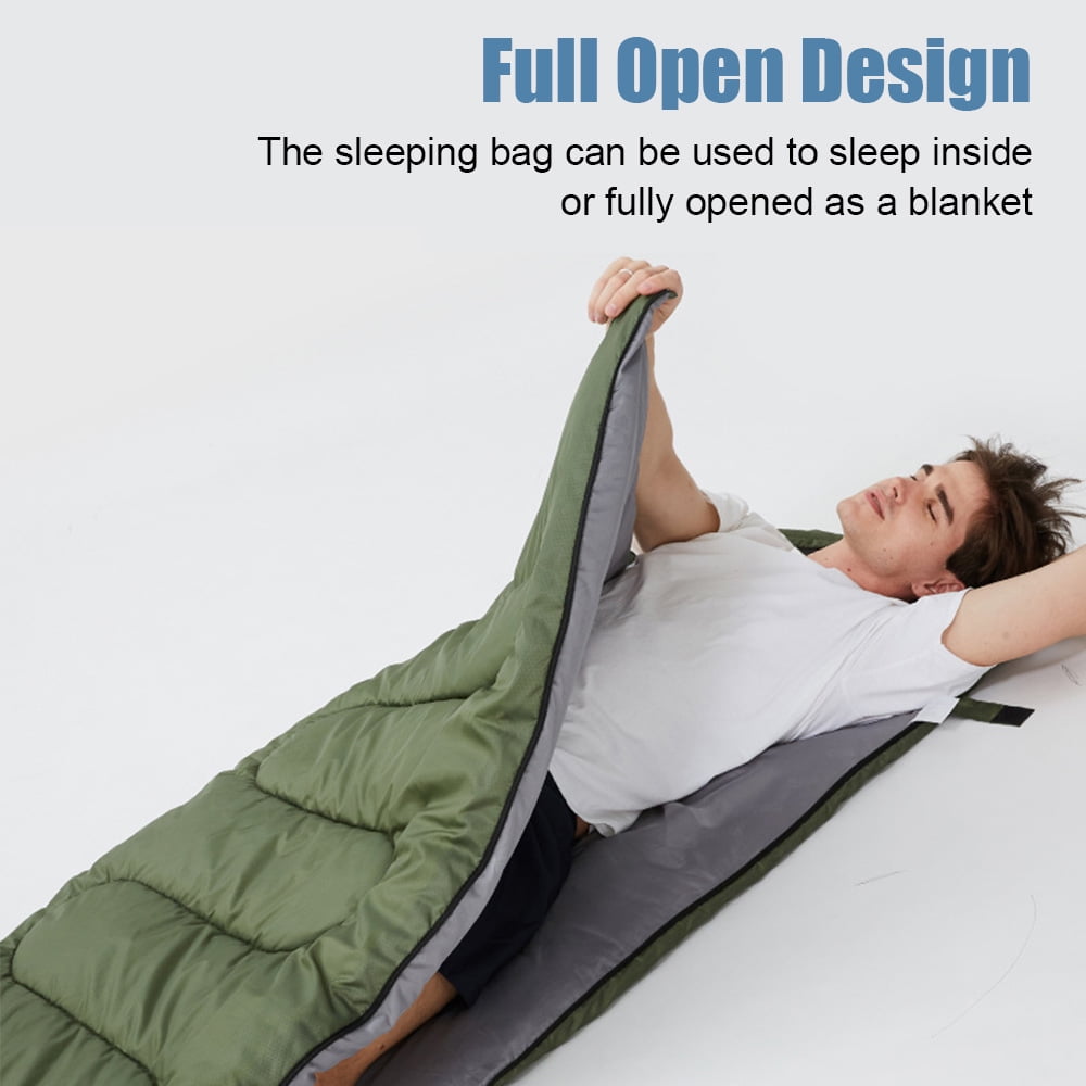 COWIN Sleeping Bags for Adults Backpacking Lightweight Waterproof 41℉-59℉ for Camping Hiking Outdoor Travel with Compression Bags 3.52lb , Military Green