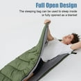 thumbnail image 6 of COWIN Sleeping Bags for Adults Backpacking Lightweight Waterproof 41℉-59℉ for Camping Hiking Outdoor Travel with Compression Bags 3.52lb , Military Green, 6 of 8