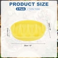 thumbnail image 2 of Uxcell 2 Pack Tortilla Warmer Container, Tortilla Holder with 4 Compartments, Mexican Taco Warmers 10" x 10" Plastic Tortilla Containers for Restaurant Plating Picnic Tableware, Yellow, 2 of 6