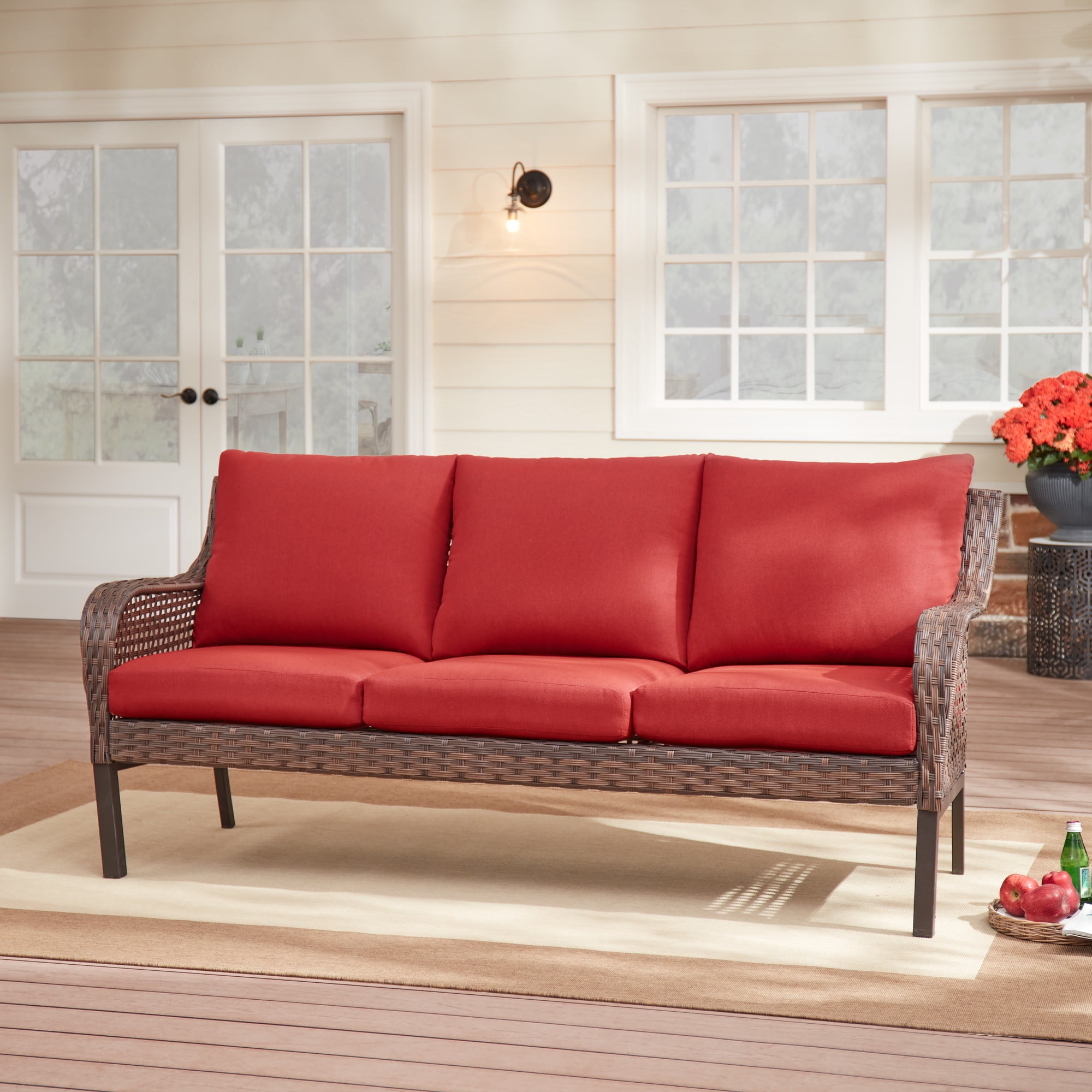 mainstays outdoor sofa