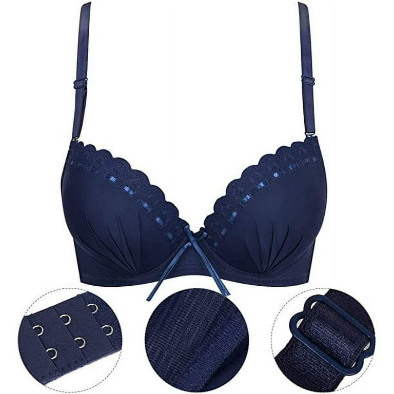 Underwire Push Up Bra Pack School Girl Lingerie Padded Contour Everyday Bras