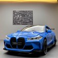 thumbnail image 2 of 1:32 BMW M4 Coupe Alloy Sports Car Model Diecasts & Toy Vehicles Metal Toy Car Model Sound Light Simulation Collection Gift red, 2 of 6