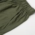 thumbnail image 6 of Men's Casual Shorts Sec Shorts Beach Wedding Men with Pockets Flashy Tie 4 8 Active Fuzzy Compression Cool for Men's Summer Fashion Thin Five Quarter Pants Solid Color Green L, 6 of 7