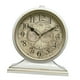 thumbnail image 2 of Reloj de mesa de diseño retro con números arábigos, elegante y silencioso. Blanco, 2 of 9