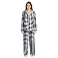 thumbnail image 1 of Casual Nights Women's Long Sleeve Rayon Button Down Pajama Set, 1 of 5