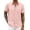 Pink, variant on COOFANDY Men's Button Down Shirts Short Sleeve Casual Shirts Summer Beach Shirts Vacation Wedding Shirts with Pocket