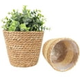 thumbnail image 2 of TINGXIN Pot de Fleurs Pliant Tissé, Pot de Fleurs Pliant Tissé Décoratif pour Rangement de Plantes Intérieur Extérieur 2 Pcs Pot Intérieur Extérieur 2 Pcs, Pot de Rangement de Plantes Décoratif Multicolore, 2 of 9
