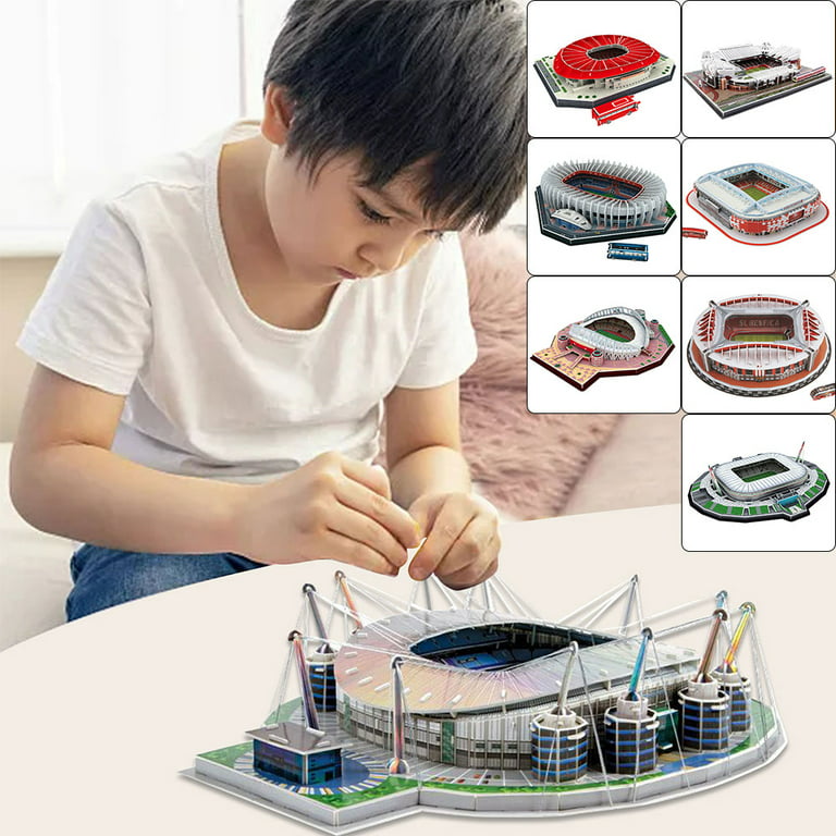 Jouets Pour Enfants Jouets 3D Puzzle Football Football Stade Puzzle Enfants  Bricolage Orthographe Assemblée Jouets Puzzle 3D Enfants Jouets Éducatifs  Q1214 Du 25,01 €