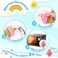thumbnail image 5 of Mocoosy 138 Pcs Heat Shrink Plastic Sheets Kit, Shrinky Art Films Clear Sanded Shrink Sheets Include Blank Shrink Papers with Keychain Accessories and for Kids Creative Craft, 5 of 7