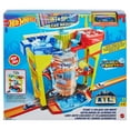 thumbnail image 4 of Hot Wheels City Stunt & Splash Car Wash Playset with Color Changing Car, 4 of 5