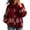 Red(ladies Scarves), variant on LUVDA Fair Isle Knit Scarf for Women Fringe Warm for Fall Winter