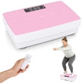 thumbnail image 1 of Gymax Vibration Plate Exercise Machine w/Gravity Sensor Remote Control for Home Gym Pink, 1 of 10