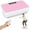 Pink, variant on Gymax Vibration Plate Exercise Machine w/Gravity Sensor Remote Control for Home Gym Grey