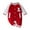 Red, variant on Gibobby Baby Boys Girls Cotton Long Sleeve zipper jumpsuit Baby 2 way zipper cozy warm fall/Winter jumpsuit(Red,12-18 Months)