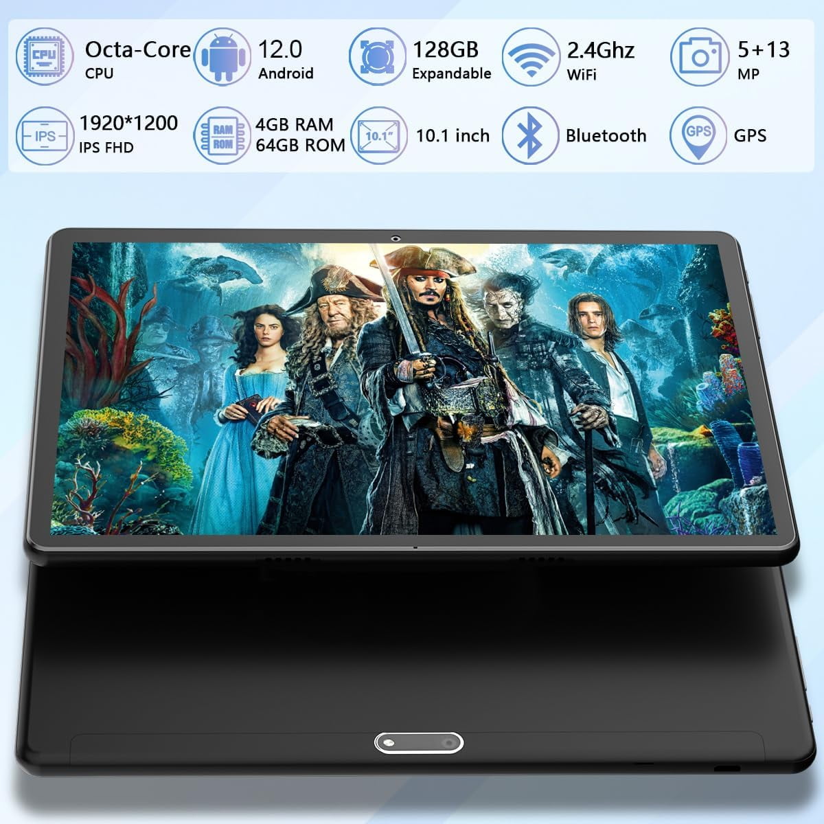 Tablet 10.1 inch Android 12 Tablet 2024