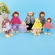 thumbnail image 3 of Conjunto Familiar de Juguetes de Peluche Hztyyier 7pcs con Mamá Papá Abuelos Niños, 3 of 7