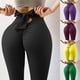 thumbnail image 2 of leiter_Fashion pantalones elásticos de Yoga de Color puro para levantamiento de cadera/Fitnesspangjing, 2 of 4
