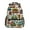 Cartoon Cars Indicator Roadsign, variant on School Backpack Lightweight Multipocket College High Middle Student Bag 15L Cute Lion Tiger Monkey Elephants
