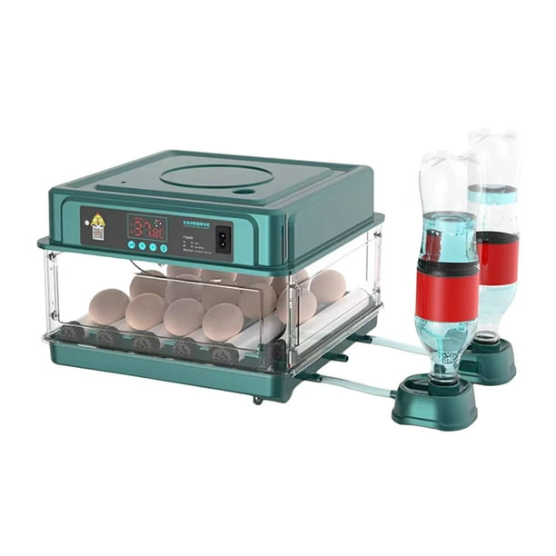 10/15 Incubadora de huevos Control de temperatura de humedad Herramienta de incubación completamente automática
