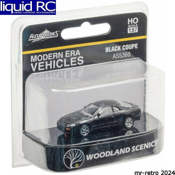 Woodland Scenics AS5360 HO Black Coupe