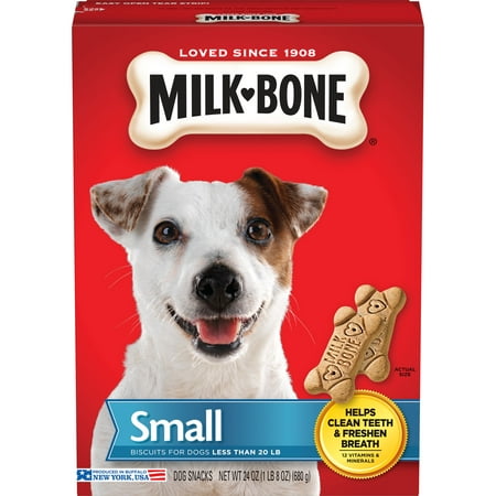 Milk-Bone Original Dog Biscuits - Small, 24-Ounce (Best Dog Bones For Puppies)
